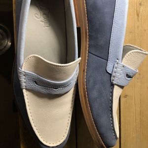 Sperry Tri Color Gold Cup Loafers NWOB Size 11